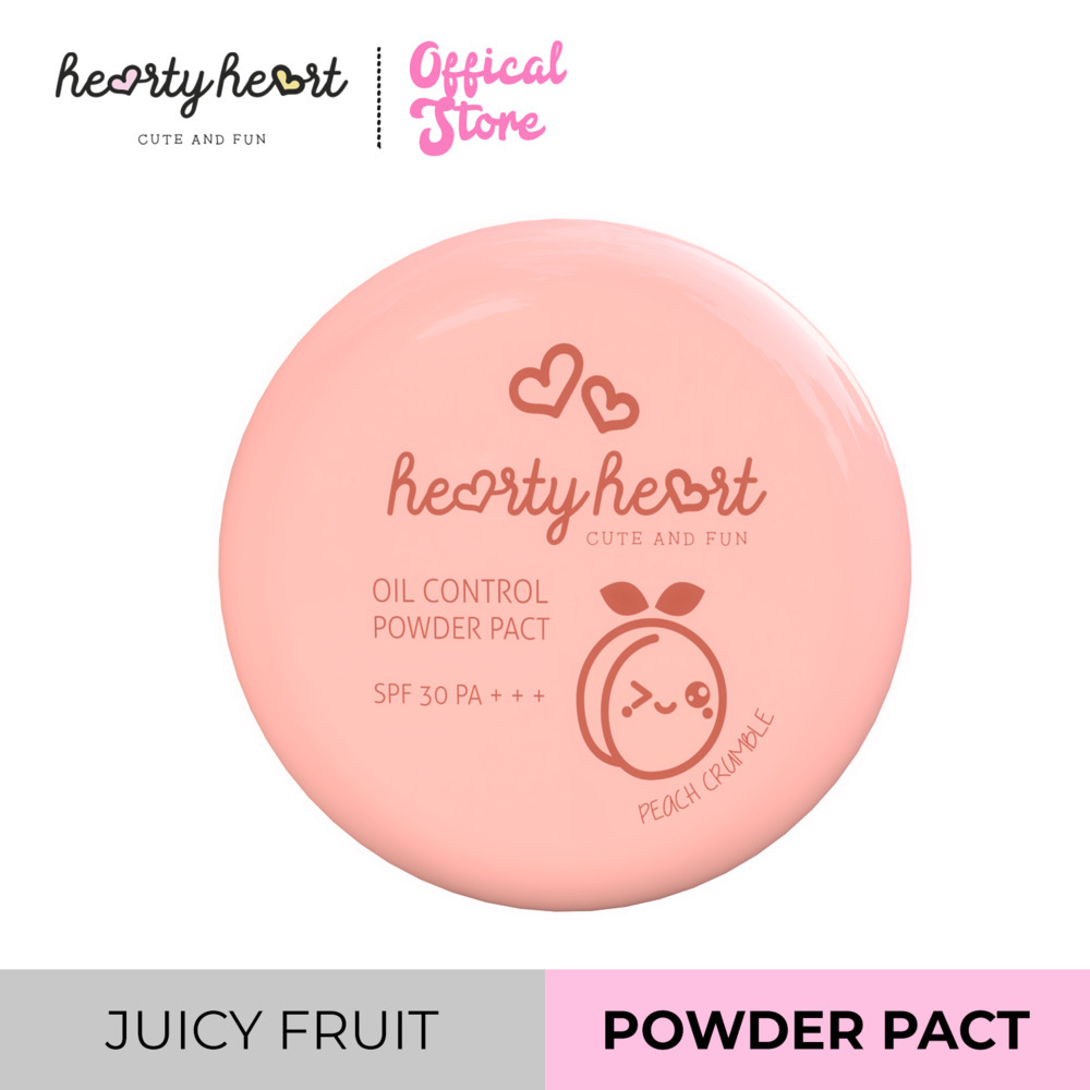 Hearty Heart Juicy Fruits Powder Pact 4.5G 3-Peach