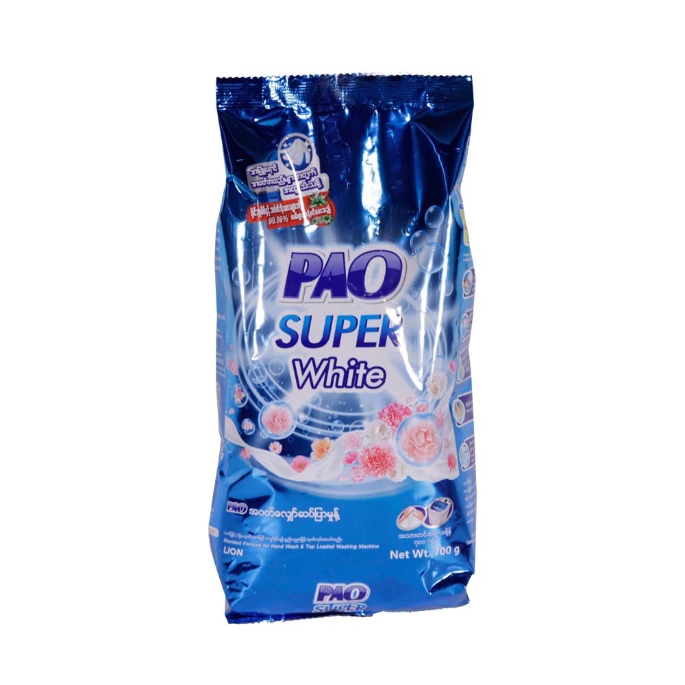 Pao Detergent Powder Super White 700G