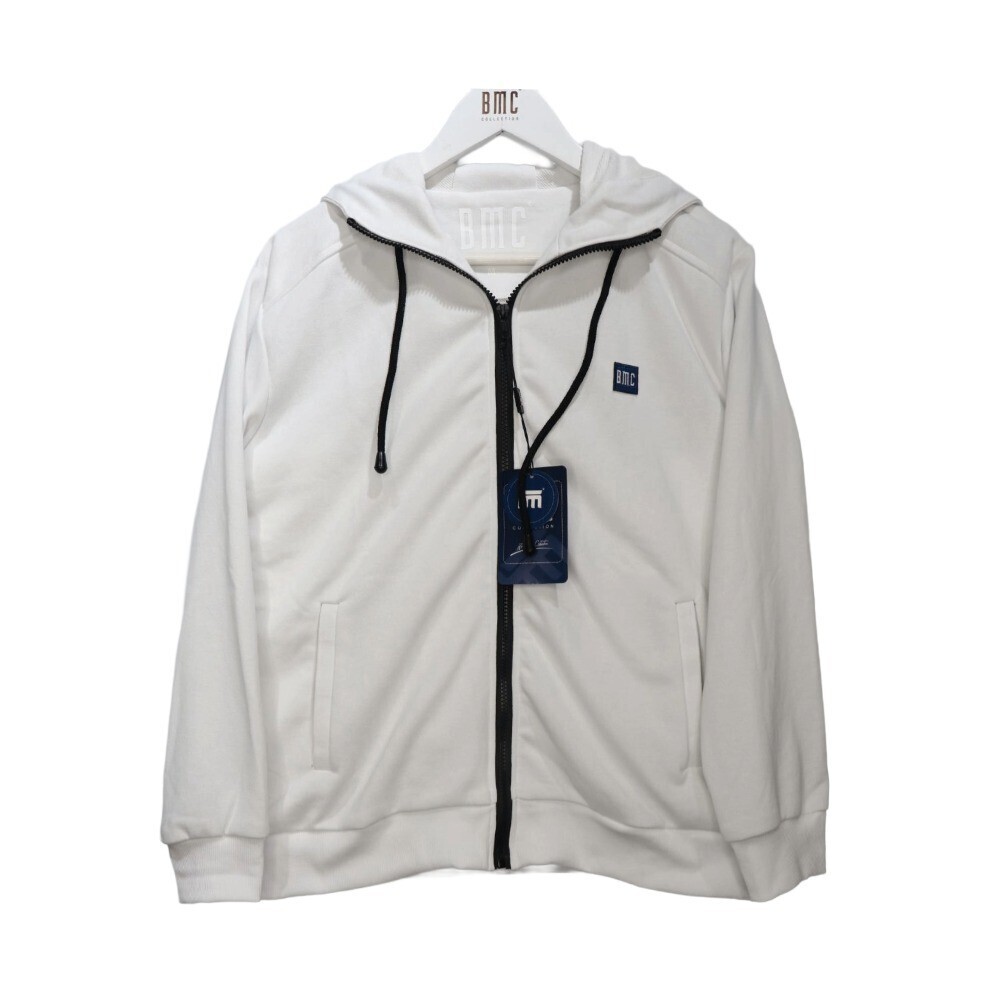 BMC Zip Hoodie 8310076 White XL