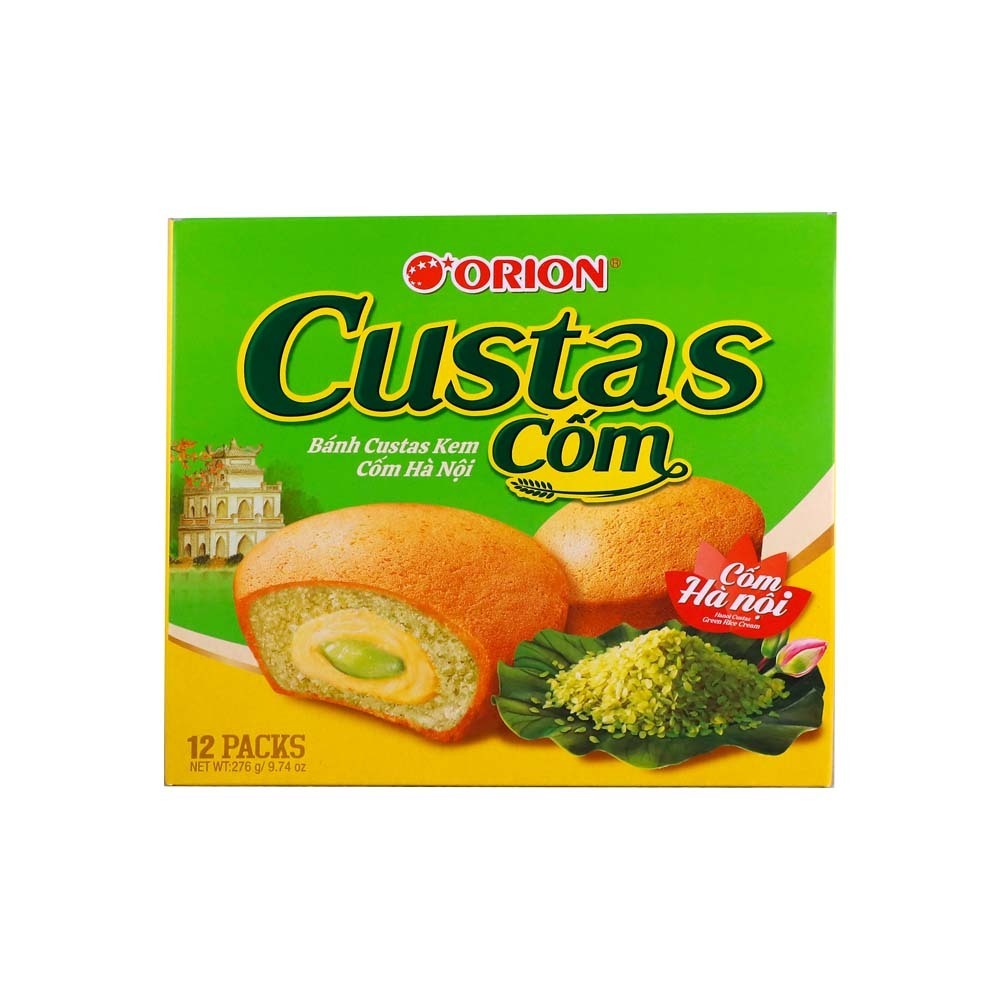 Orion Custard Pandan 12PCS 276G