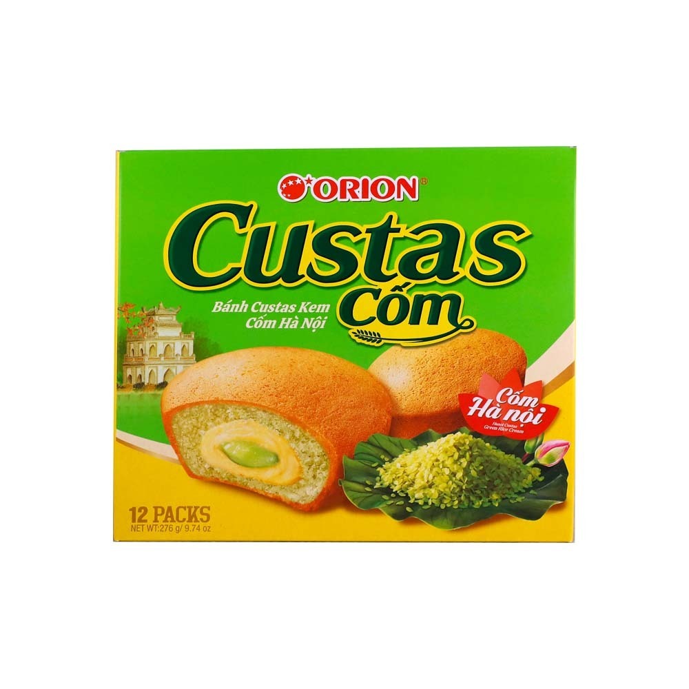 Orion Custard Pandan 12PCS 276G.