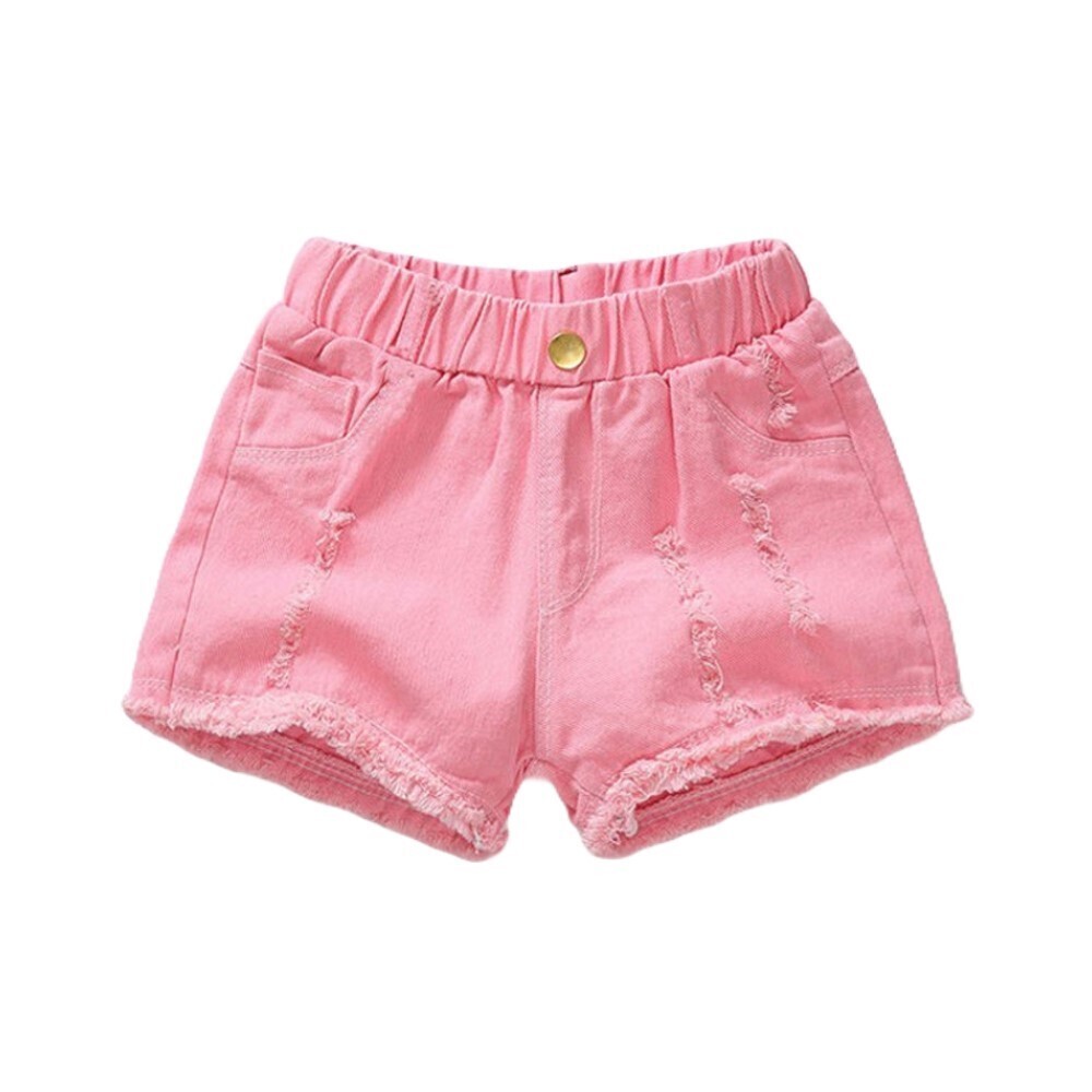 Girl Jean Short Pink G30025 Large (3 to 4) Year