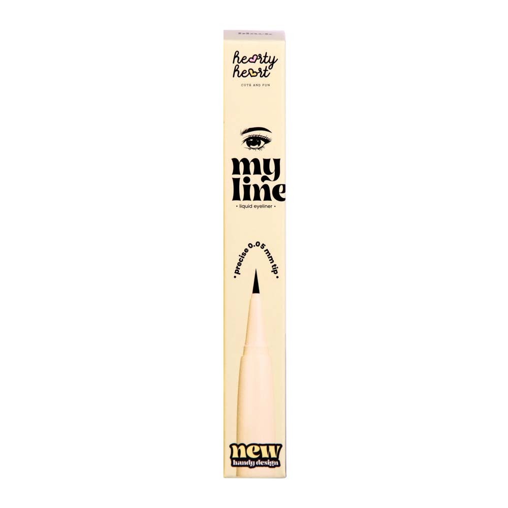 Hearty Heart Liquid Eye Liner Black 0.6G