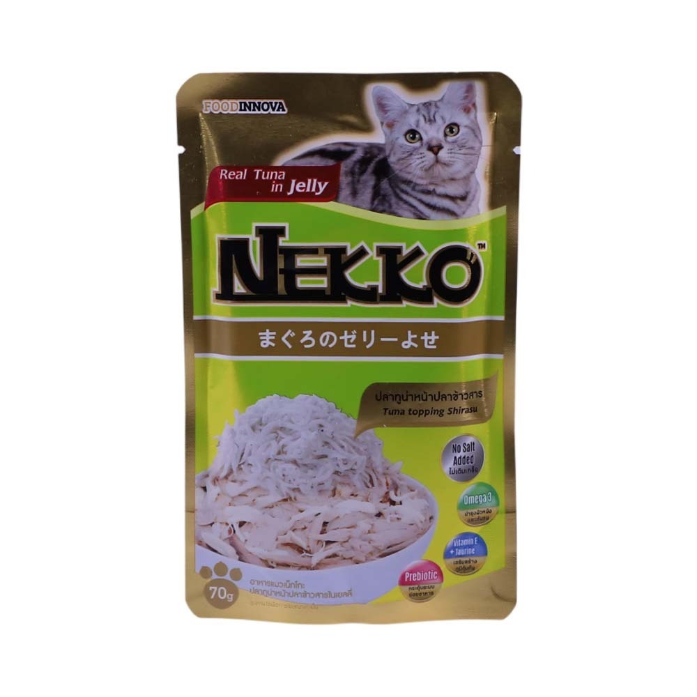 Nekko Wet Food Tuna With Shirasu In Jelly 70G