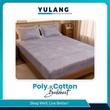 Yulang Poly Cotton Bedsheet Set Single (3PCS) YGJEB6-7870Gy