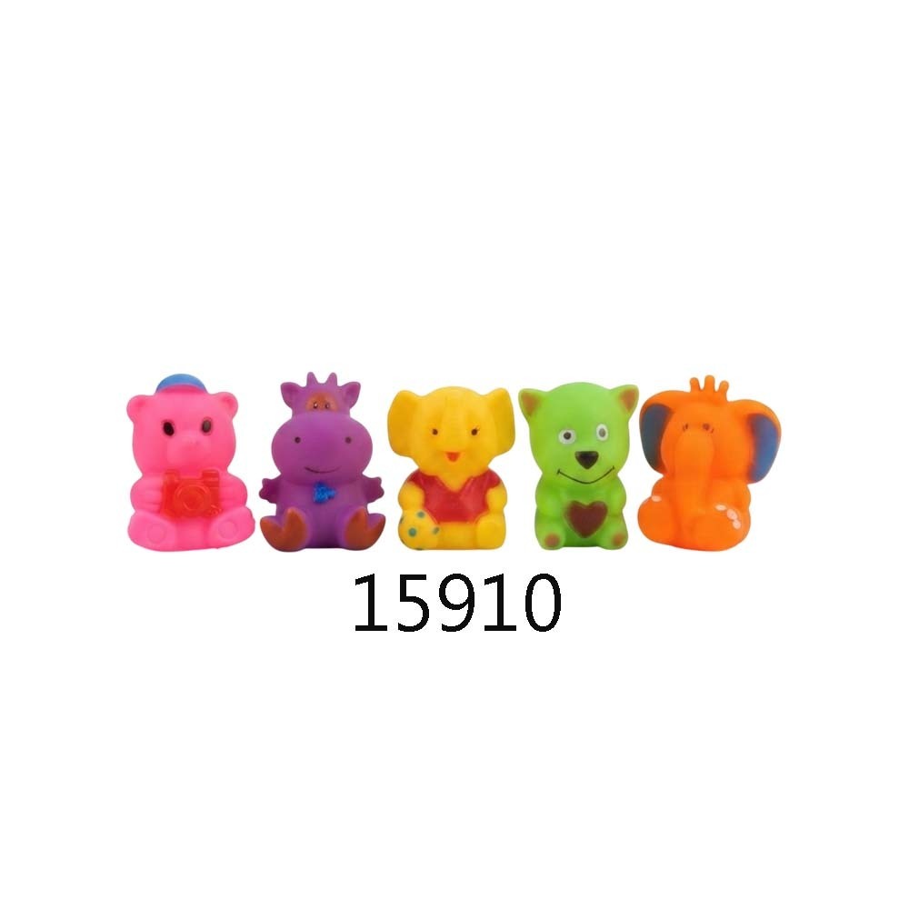 Baby Cele Soft Rubber Squeaky Animal Bath Toys 5PCS 15910