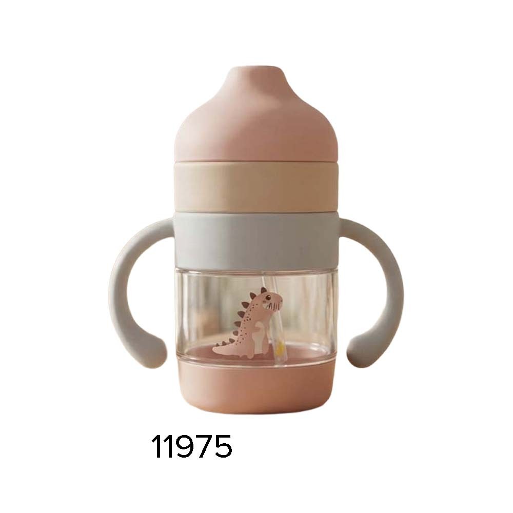 Baby Cele Dino Water Bottle Pink (220ML) 11975