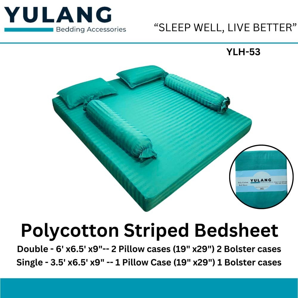 Yulang Hotel Stripped Single Bedsheet Set YLH-53S