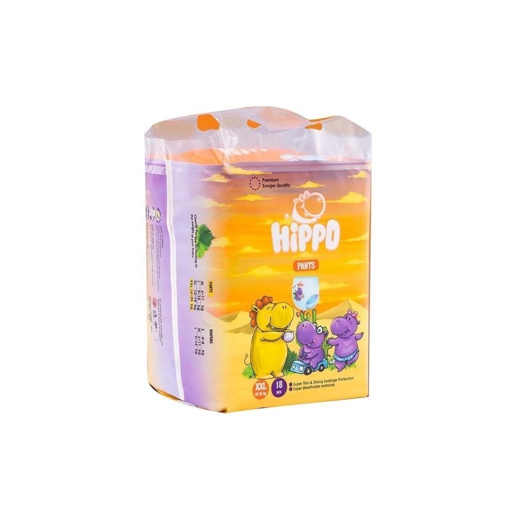 Hippo Baby Pants XXL - Eco (18PCS) 8834000081125