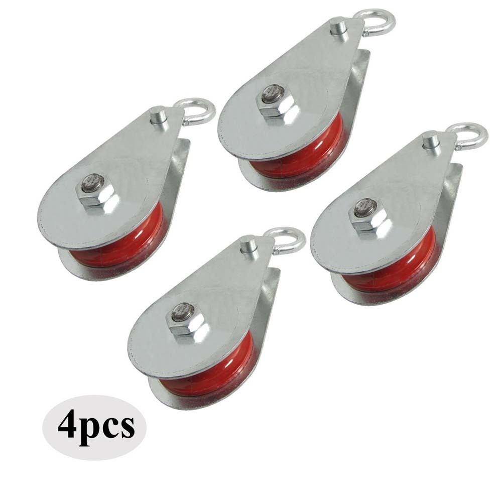 Jaramy Single Swivel Rope Pulley (1.5 IN) - 4 PCS