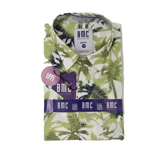 BMC Men Slimfit Shirt Short Sleeve 2320065  Dark Green XL