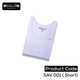 SOLO COLLLECTION Men Plain Vest SAV 001 White XXL