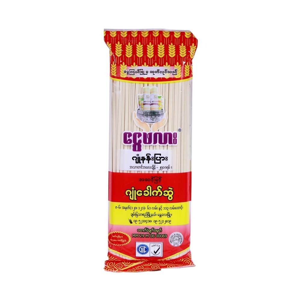 Ngwe Pha Lar Flat Wheat Noodle 250G.