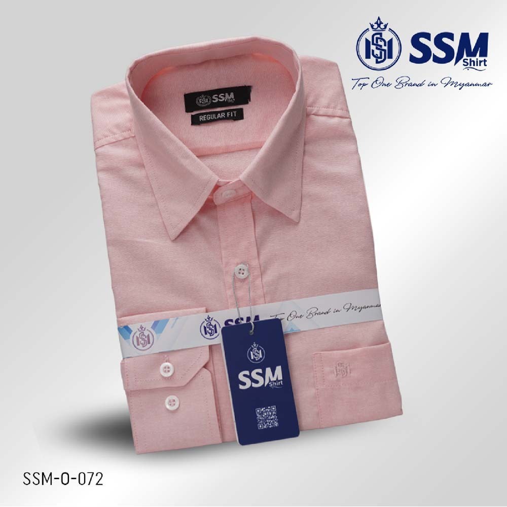Oxford Shirt Long Sleeve Large (Petal Pink) SSM-O-P-L-072
