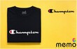 memo ygn Champion unisex Printing T-shirt DTF Quality sticker Printing-Black (Small)