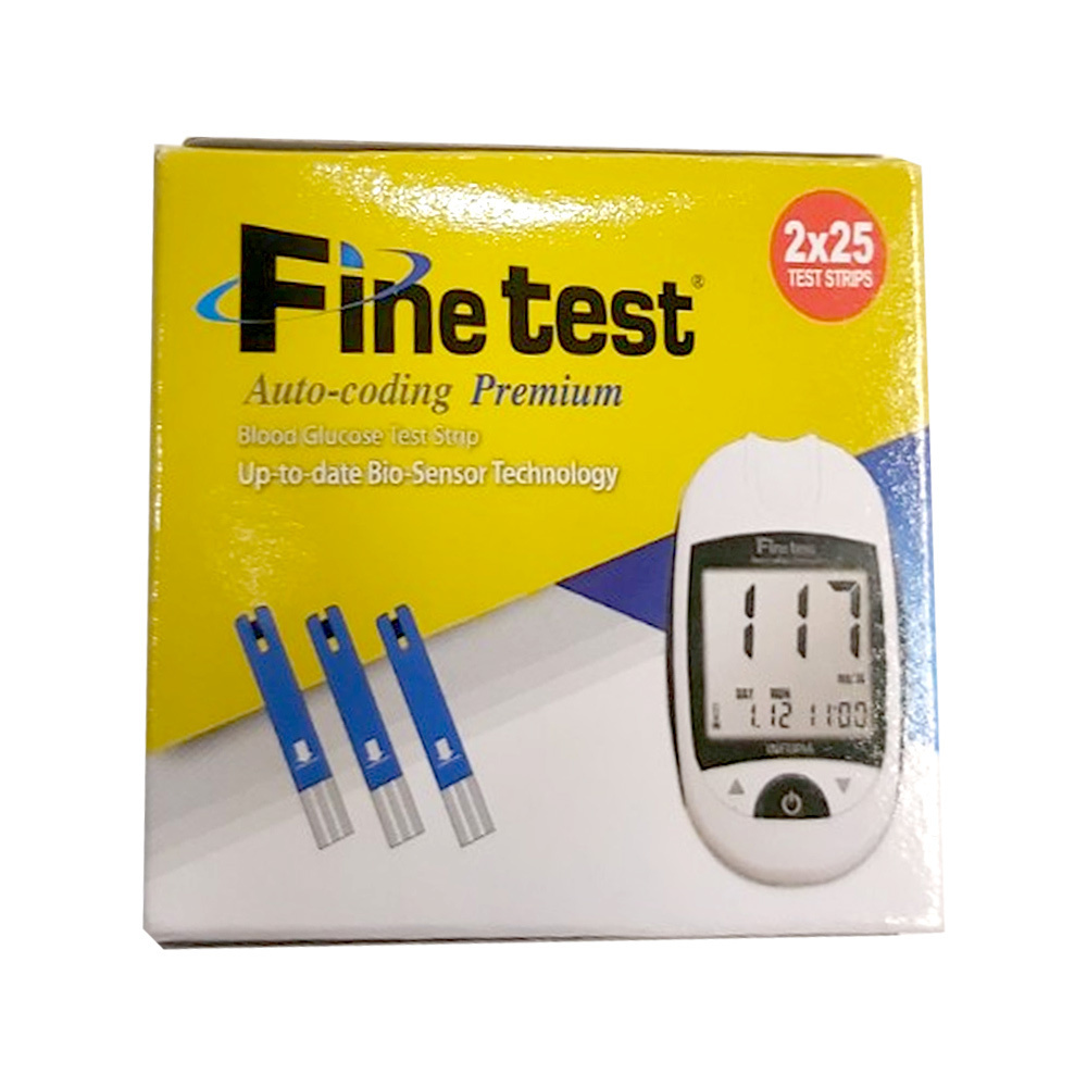 Finetest Blood Glucose Test Strips 25PCS