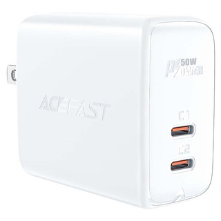 Acefast A31 Pd50W Gan (USB-C+USB-C) Dual Port Charger 27050002 Black