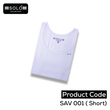 SOLO COLLLECTION Men Plain Vest SAV 001 White XXL
