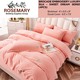 Rosemary Brocade Double Bedsheet Set SD-04 Pink