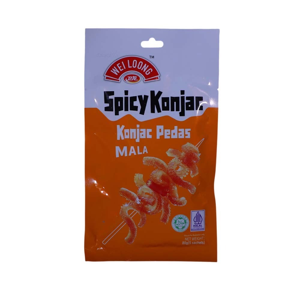 Wei Loong Konjac Snack Mala Flavor 80G
