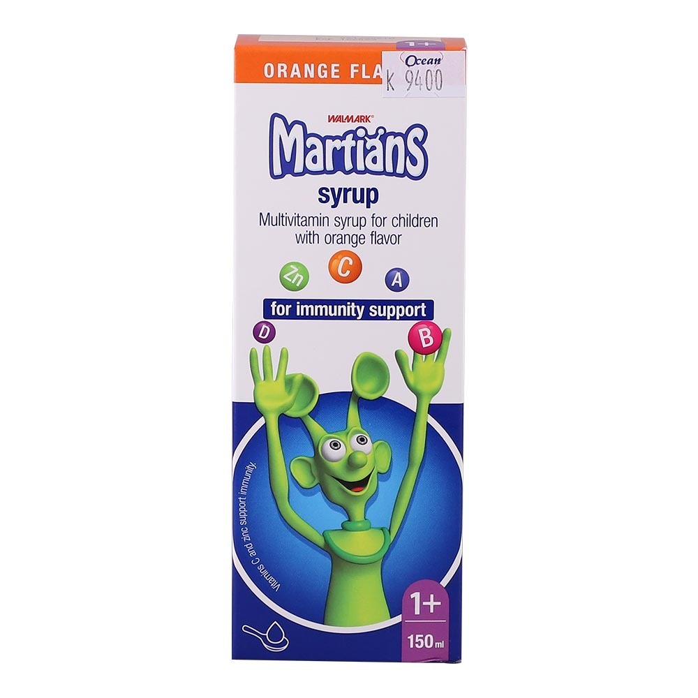 Martians Multivitamin Syrup Orange Flavor 150ML