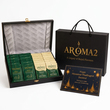 Aroma 2 - Luxury Tea & Premium Gifting Thadingyut Leather Box Set (4)