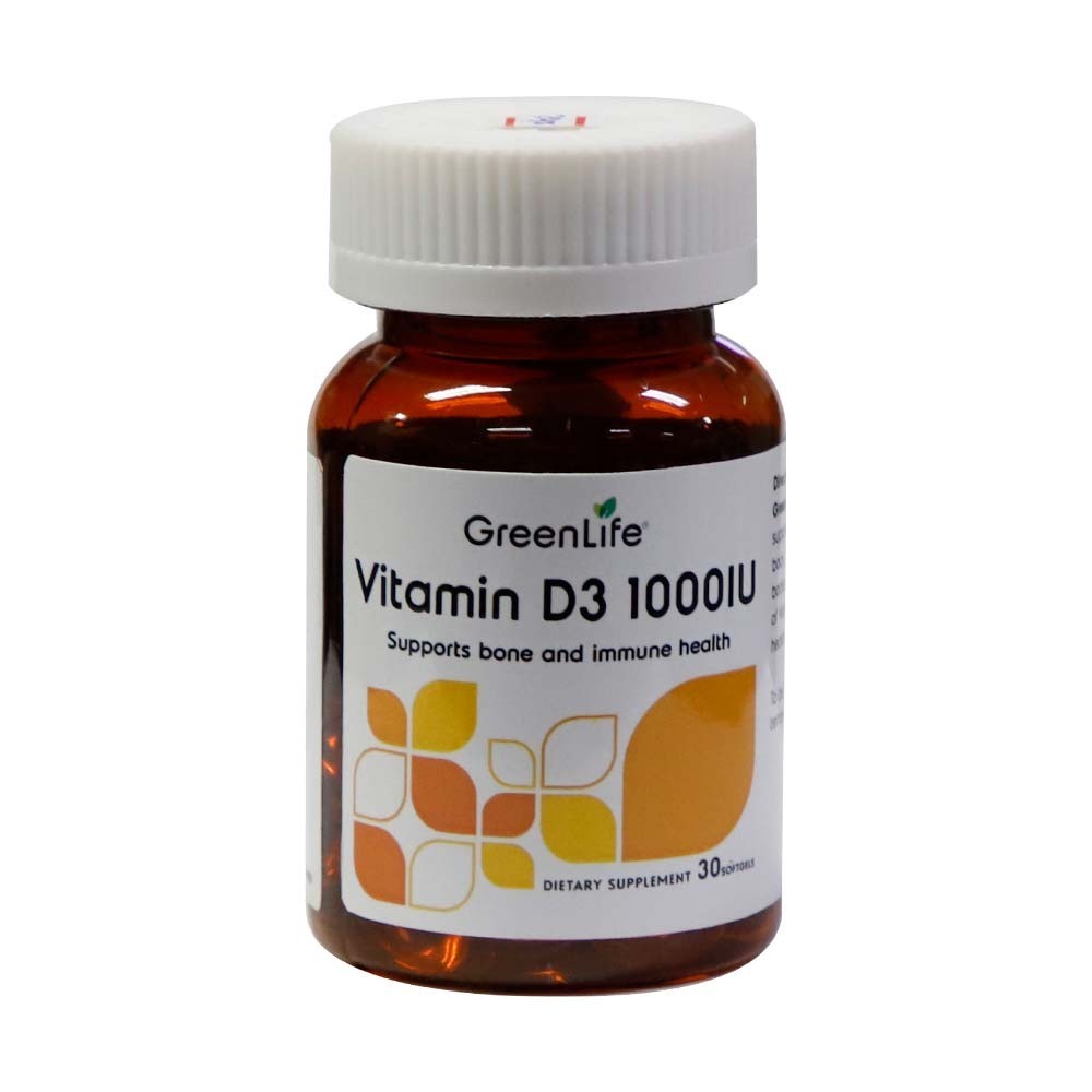 Green Life Vitamin D3 1000IU 30PCS