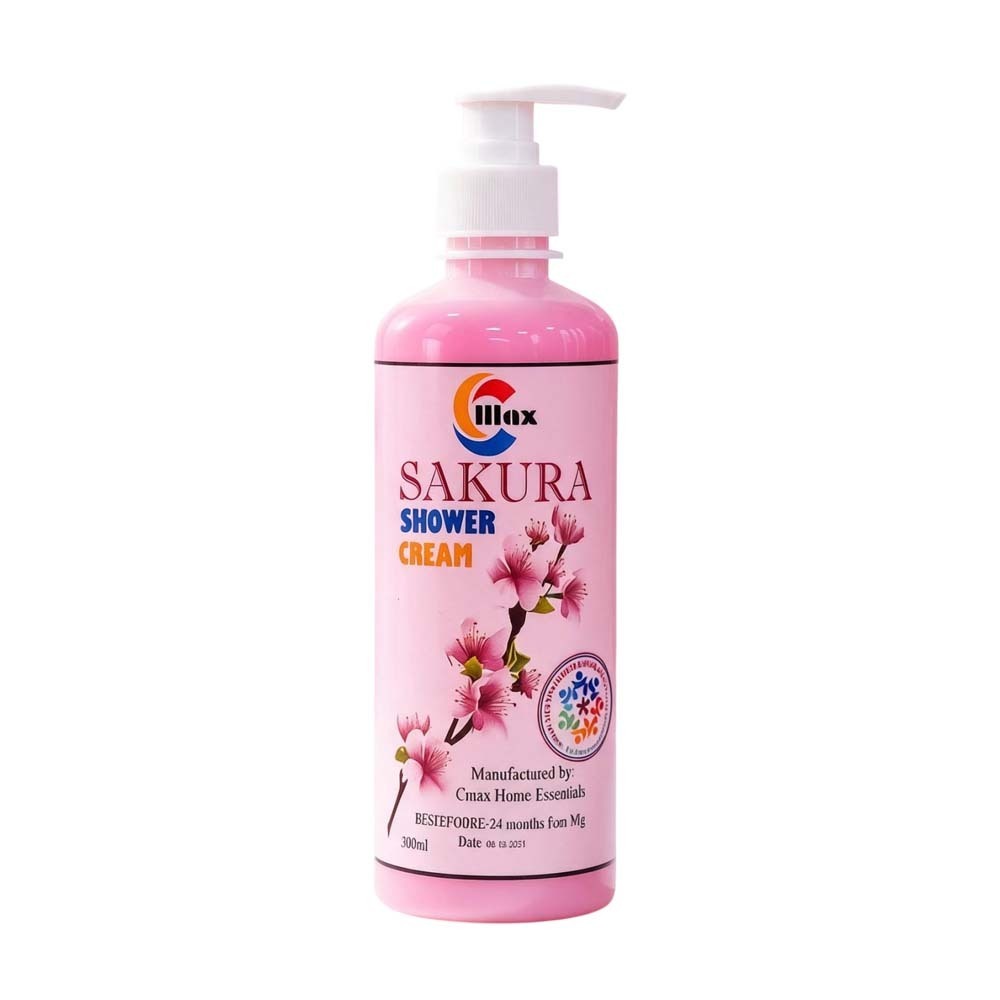 C Max Sakura Shower Cream 500ML
