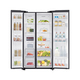 Samsung Side by Side 2 Door Refrigerator RS62R50012C/ST 655LTR (Black)