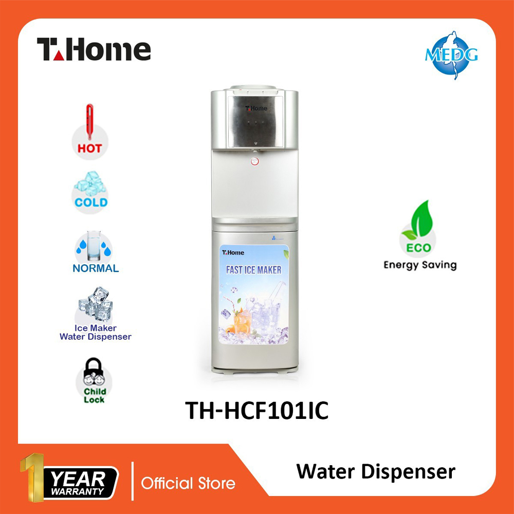 T-Home Normal,Hot & Cold Ice Maker 5L & 2L TH-HCF101IC