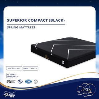 Cozy Superior Compact Mattress King  Black