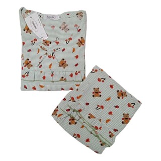 Bambi Women Night Wear Cotton Oneset Pink AA0041 XL