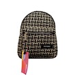 Konoko Cotton Mini Backpack Small (Black Tweed )