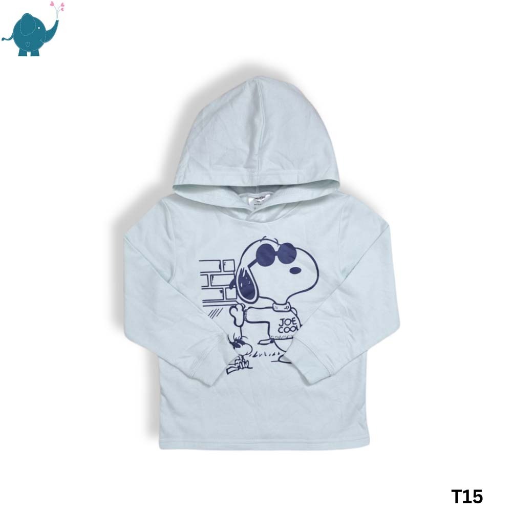 Max & Mia Kid Hoodie T15 Off White (Small-92)