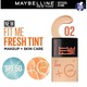 Maybelline Fit Me Fresh Tint SPF 50 30ML 02