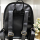 Konoko Leather Backpack L Size Black K1015