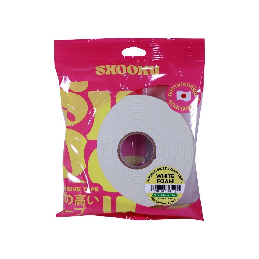 Shooku Double Sided Foam Tape 24mm x 5m