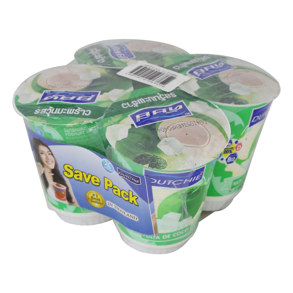 Dutchie Yoghurt Nata De Coco 135G 4PCS