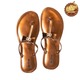 Sin Pauk Women Leather Slipper (Design-3,No-37) SGW-001