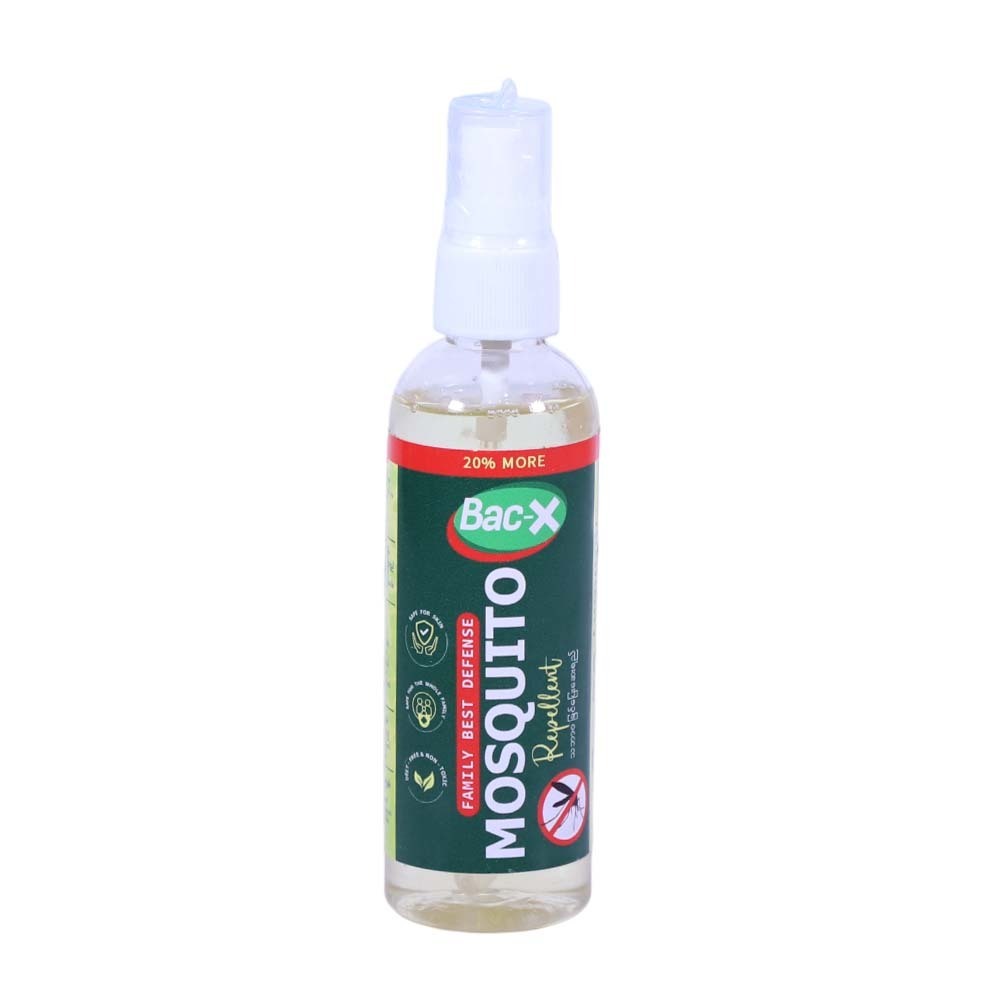 Bac-X Mosquito Repellent Spray Lemongrass 100ML