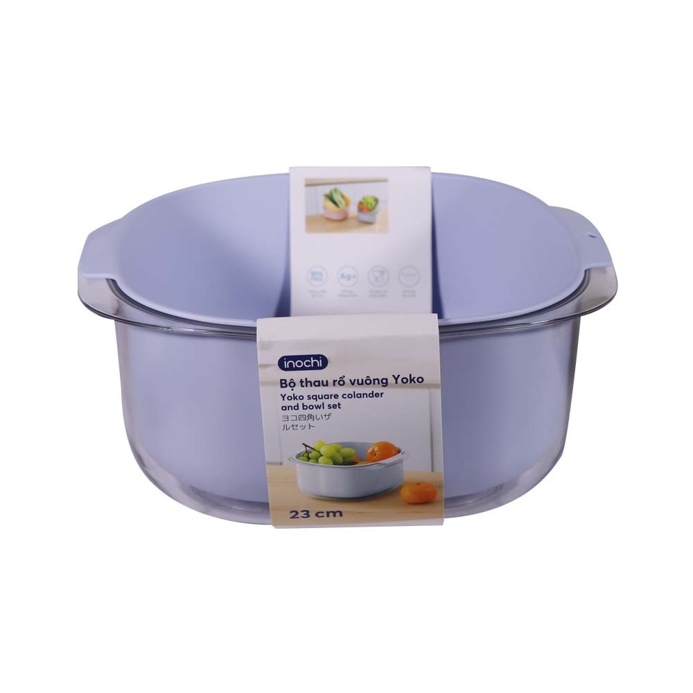 Inochi 2Layer Plastic Colander 23cm TRVU.0023(Pro)
