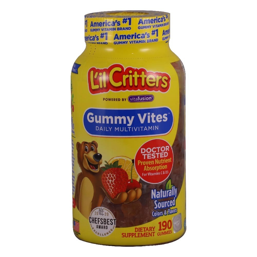 L`Il Critters Gummy Vites 190Gummies