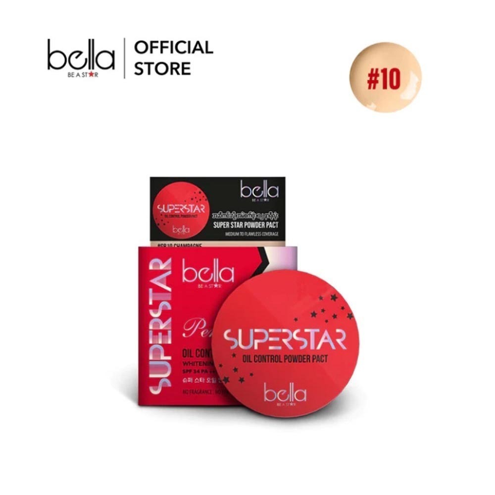 Bella Super Star Oil Control Powder Pact 4.5G Gb10