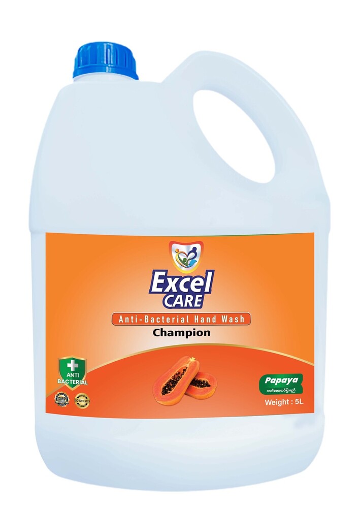 Excel Care Champion Anti-Bacteria Hand Wash 5L (Papaya) 