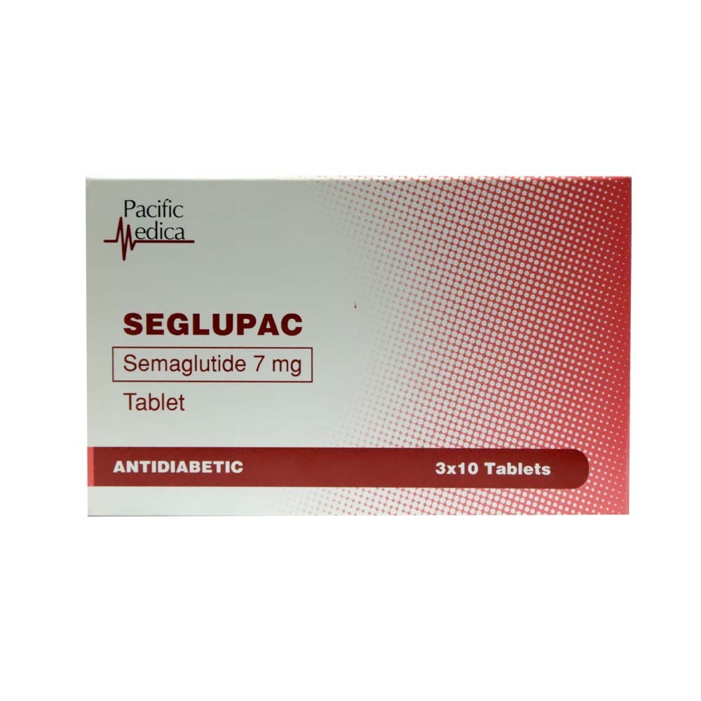 Seglupac Semaglutide 7MG Tablet 10PCS x 3
