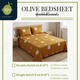 Olive Bedsheet Set Single (3PCS) 4198Y