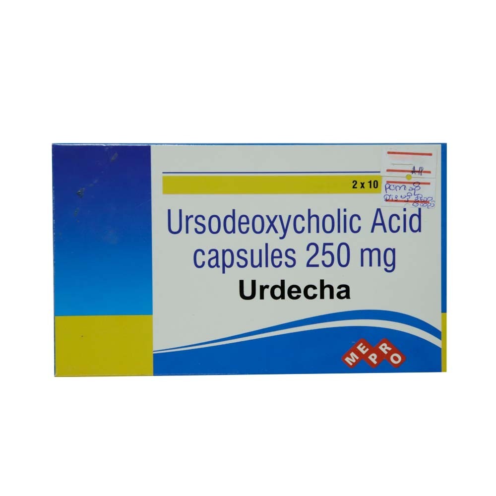 Urdecha Ursodeoxycholic Acid Capsule 250MG 10PCS x 2