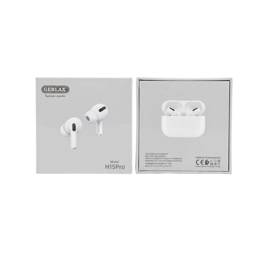Gerlax H15 Pro Wireless Earphone (White)