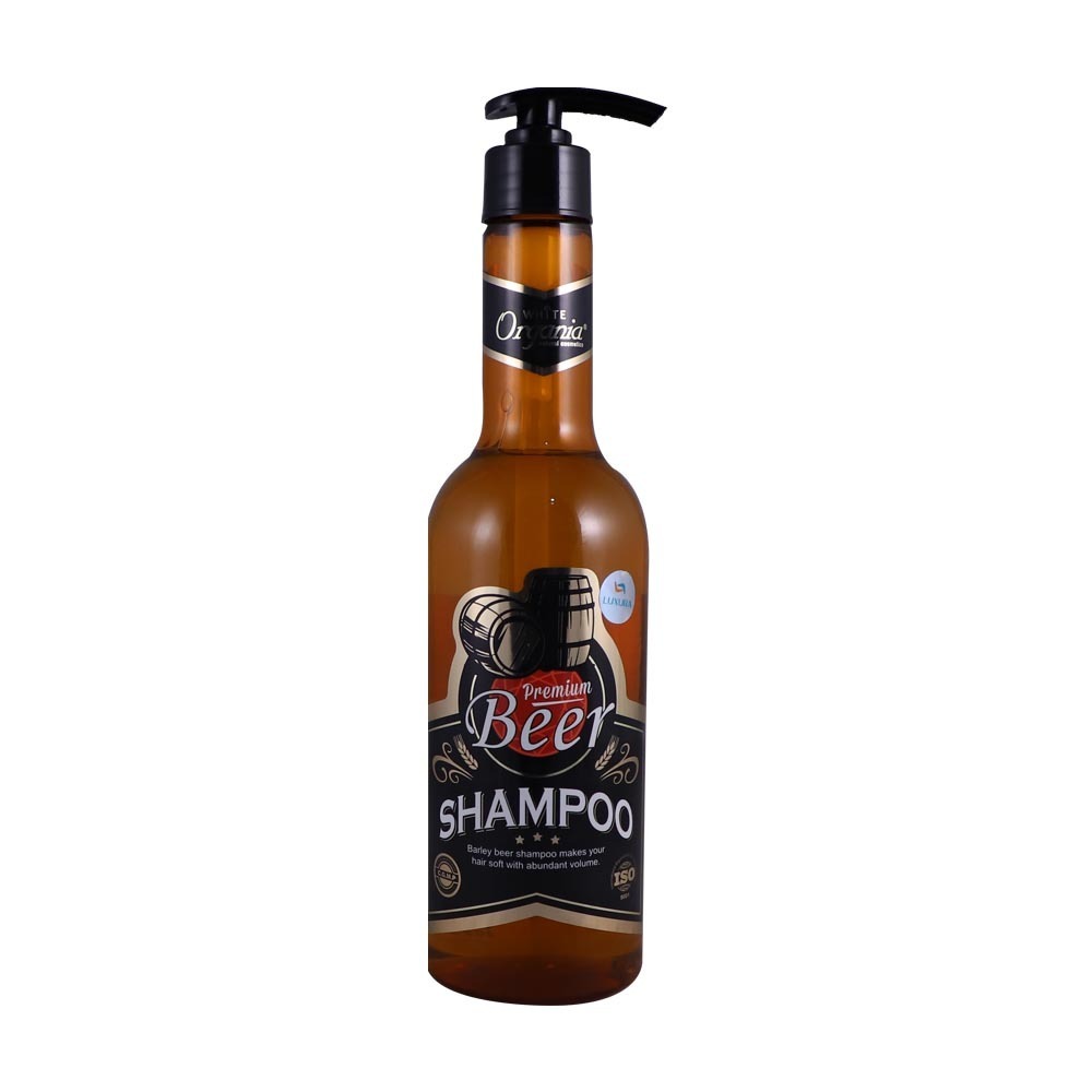 White Organia Shampoo Premium Beer 500G