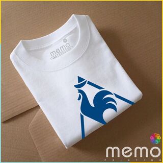 memo ygn Le coq sportif unisex Printing T-shirt DTF Quality sticker Printing-Red (Medium)